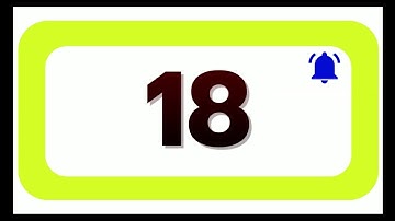 18 Seconds Countdown Timer With Sound Effect COLOR 4K   HD   1080