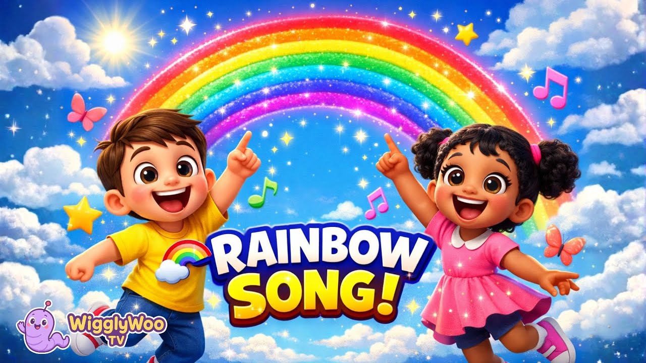 Rainbow Song 🌈 | Colors Song for Kids | Learn 7 Colors with Fun Nursery Rhymes