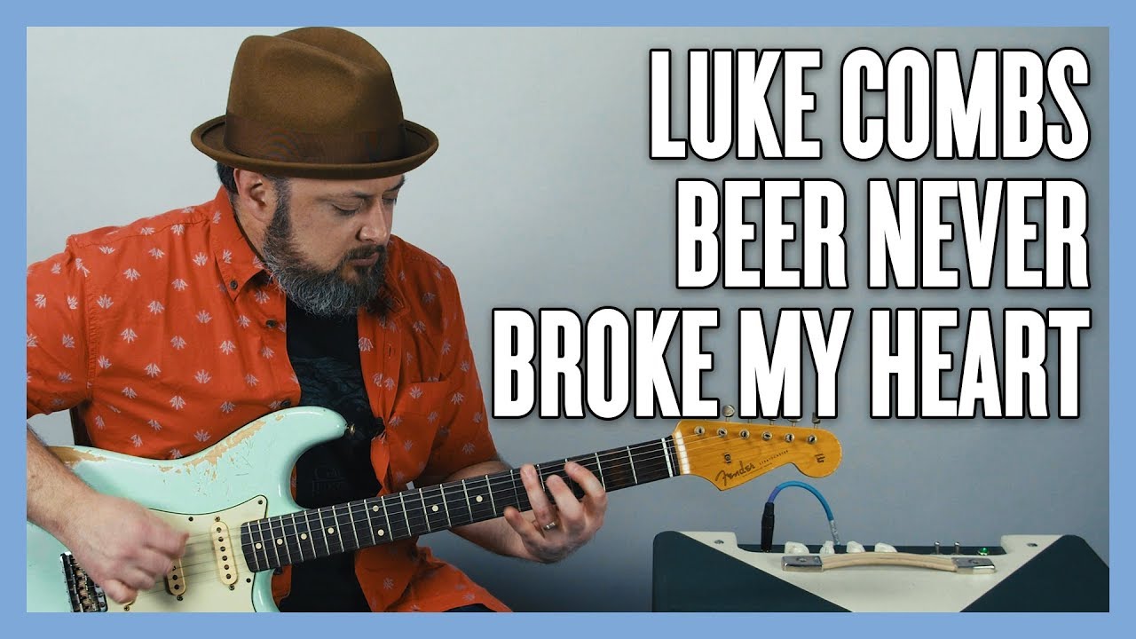 Luke Combs Beer Never Broke My Heart Guitar Lesson YouTube