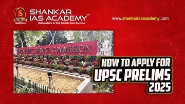 How to apply for UPSC Prelims 2025 - Step-by-Step Guide | UPSC 2025 Application Form Filling