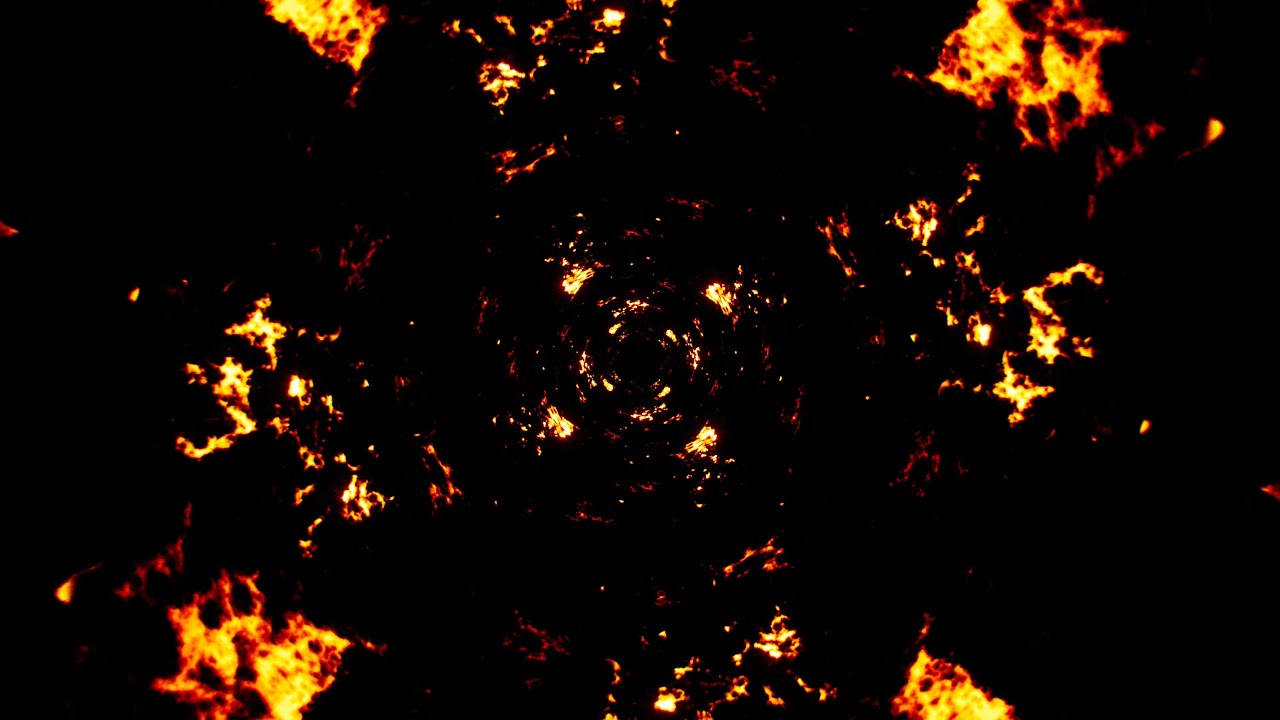 Abstract Small Fire Particles - YouTube