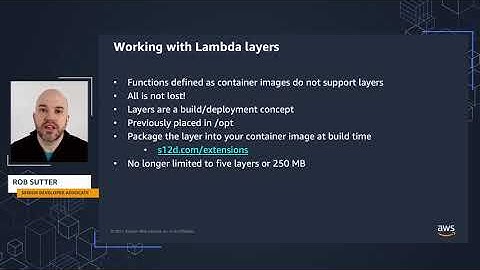 AWS Lambda Container Image Support | Special considerations for Lambda container images | E6