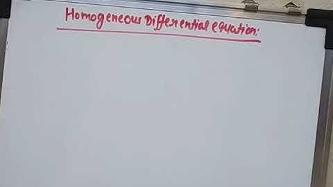 Chapter 6 Differential Equation: Exercise 6.4 Q 1,2,3