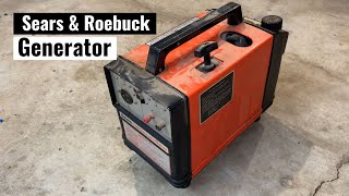 Old Sears Two Stroke Generator  Does it Still Run?