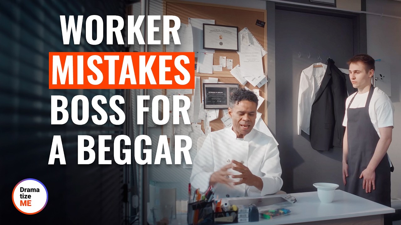 Black Man Mistaken For A Beggar | @DramatizeMe