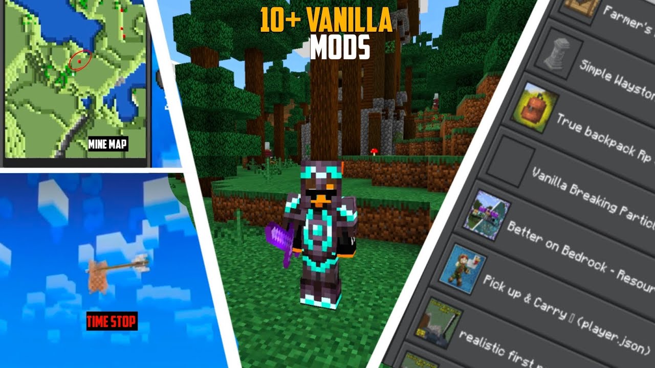 10 Best New Minecraft PE Mods For 1.21! (Bedrock/MCPE) 🫨🥳