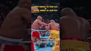 George Foreman vs Michael Moorer 🥊🔥 #boxing #shorts #new #heavyweightboxing #georgeforeman