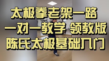 太极拳老架一路 · 一对一教学 领教版 ｜ 陈氏太极基础入门 (Chen Style Taijiquan Old Frame Routine One · One-on-One Teaching )