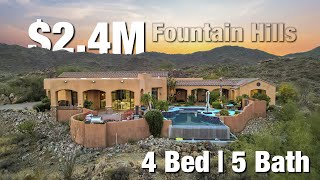 $2.4M Hillside Oasis in Fountain Hills | Luxury Living with Panoramic Views!