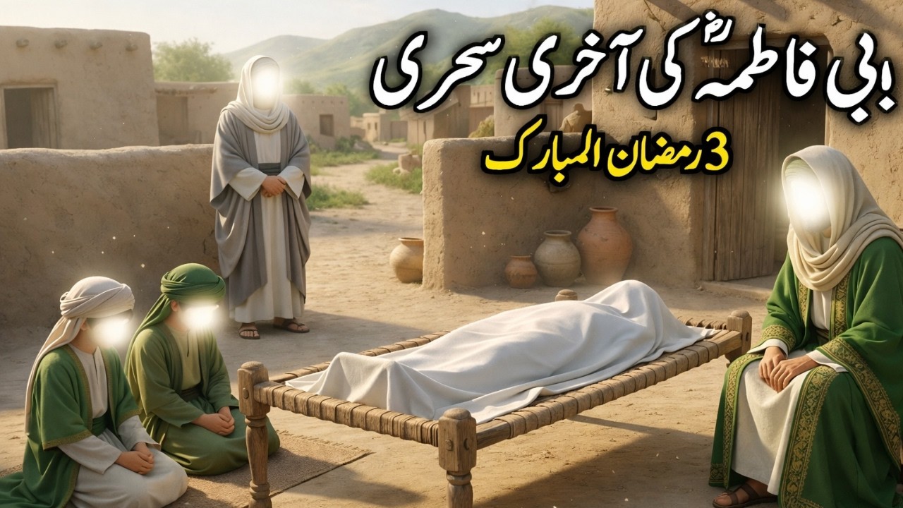 बीबी फ़ातिमा की आख़िरी सेहरी | Hazrat Bibi Fatima RA ki Wafaat ka Dard Bhara Waqia | Hidayat-e-Islam