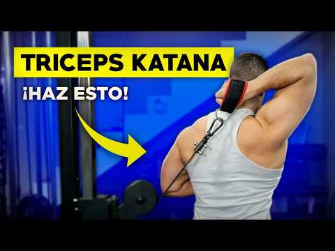 Tutorial for the best triceps exercise - and variations - Katana extensions step by step - 2025