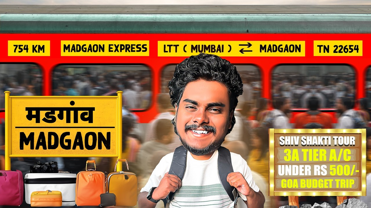 Travelling Mumbai To Goa By Train / Mumbai To Goa / LTT Madgaon Express / 3A Tier AC / Yash Panchal