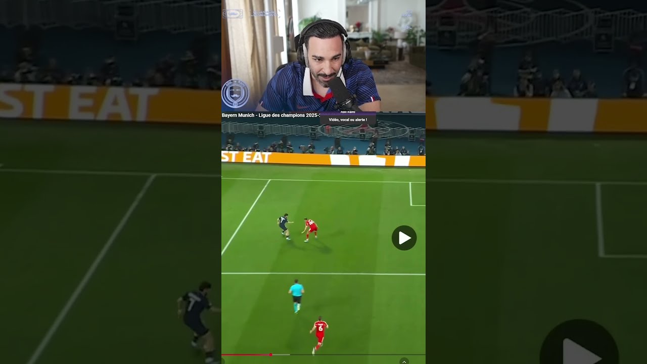 ADIL RAMI REACT À PSG - BAYERN REACT ENTIER ⚽️ crédits : canal+ #footballtiktok #adil #adilrami