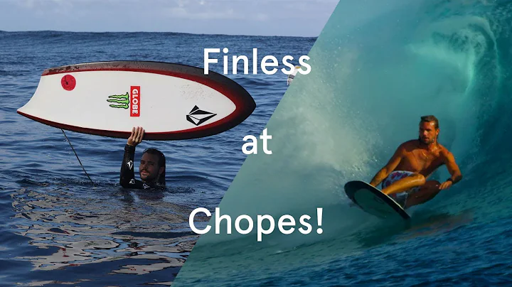 He Rode A Finless Board At Teahupo'o?! | William A...