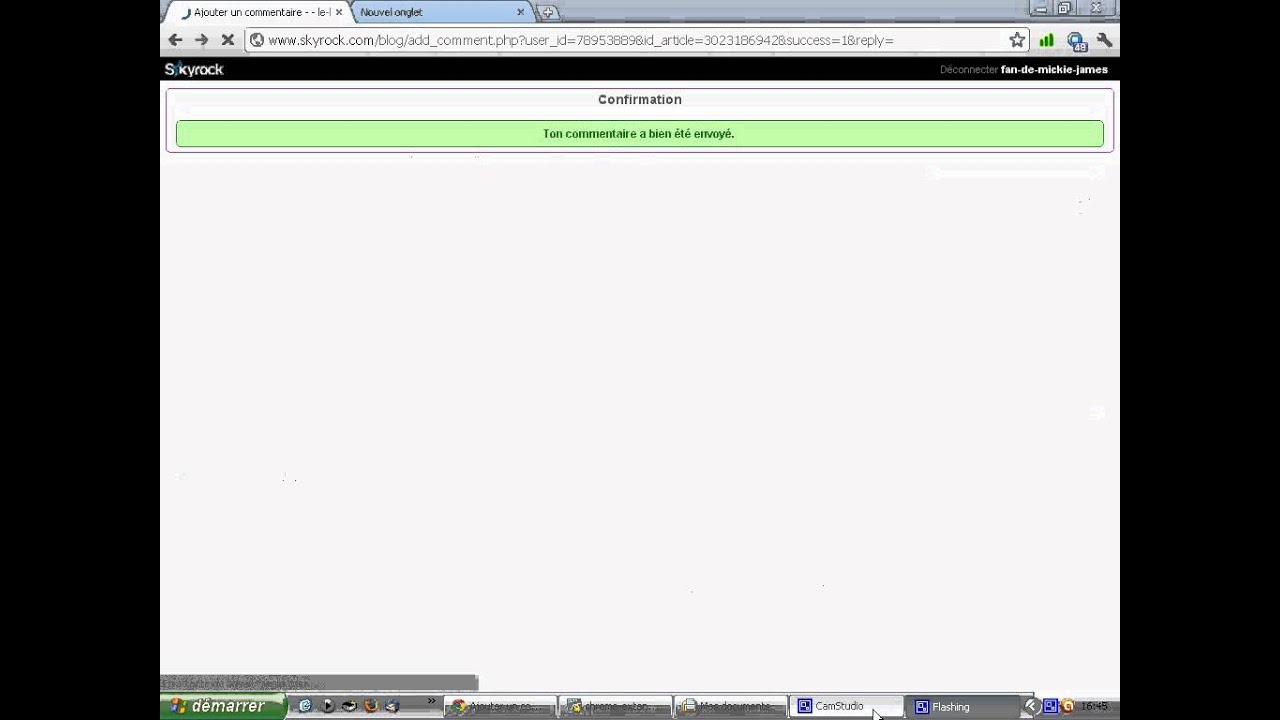 skyrock imacros chrome - YouTube