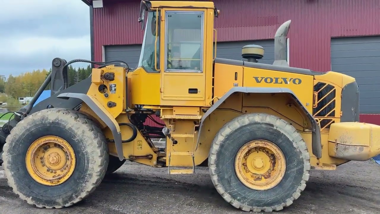 Hjullastare  Volvo L120E (endast 10 037 timmar)