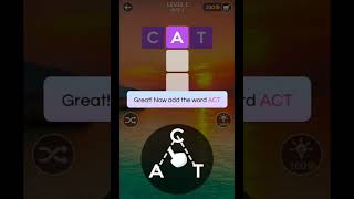 Wordscapes Level 1-5 Gameplay