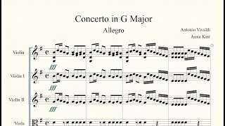 Vivaldi - Concerto for Violino in Tromba Marina in G Major, RV 313