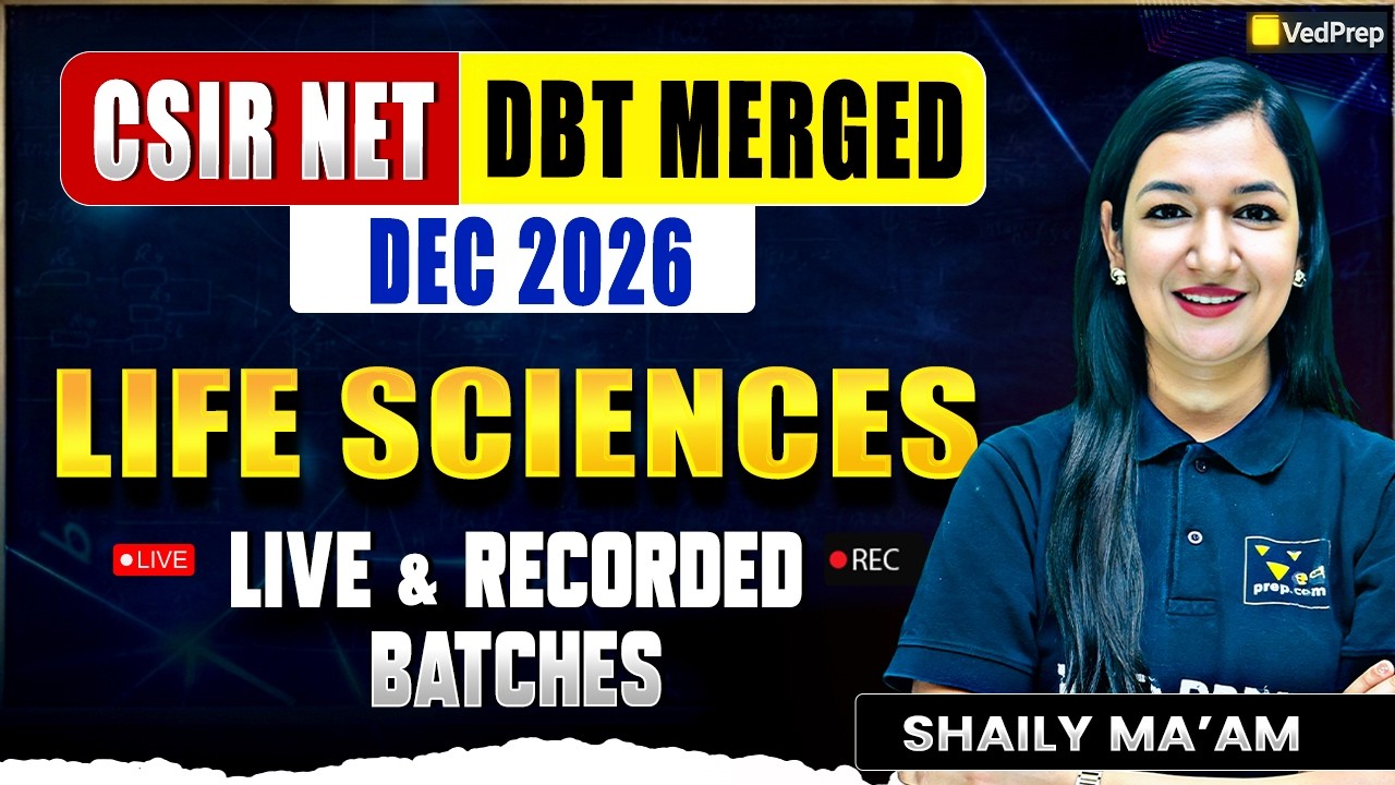 CSIR NET & DBT Merge Dec 2026 😱🔥 | Life Sciences Batch 🚀 | Join Now ...