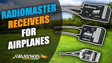 RadioMaster Receivers for Radio Control Airplanes - 1st look and review