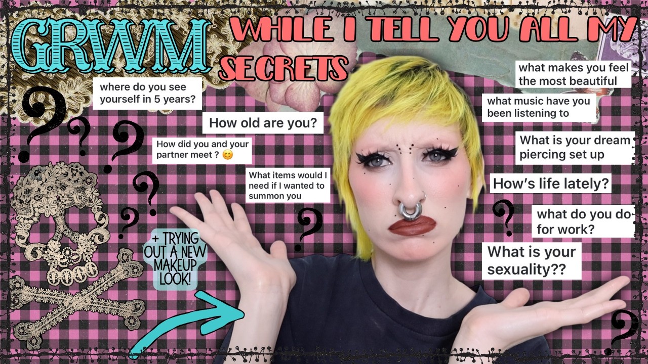 (a very) CHATTY GRWM + Q&A (alt makeup, life updates, etc.) | we haven't talked in 4ever, I missed u