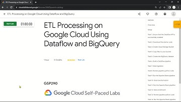 ETL Processing on Google Cloud Using Dataflow and BigQuery