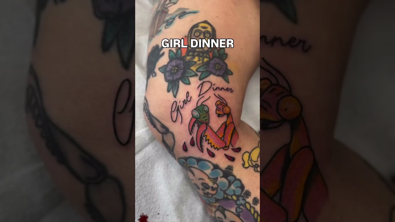 Credit • csptattoos Goirl dinner 🥰 . . . . 