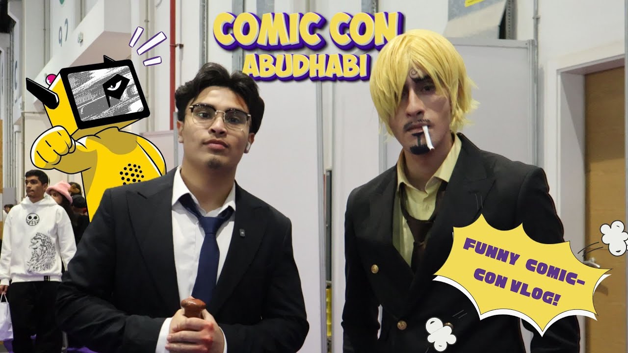 The FUNNIEST first Experience EVER at comic-on! | MEFCC Comic-on Abu Dhabi 2025.