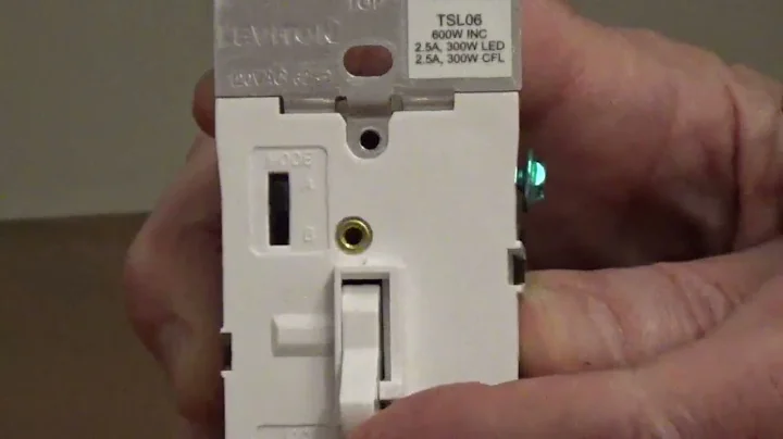 LED Lights Flicker with Dimmer - Leviton TSL06 - Set Minimum Load Level
