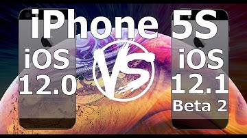Speed Test : iPhone 5S - iOS 12.1 Beta 2 vs iOS 12.0 (Build 16B5068i) iOS 12.1 Public Beta 2
