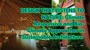 DESIGN THAT LISTENS TO NATURE | Architalktural