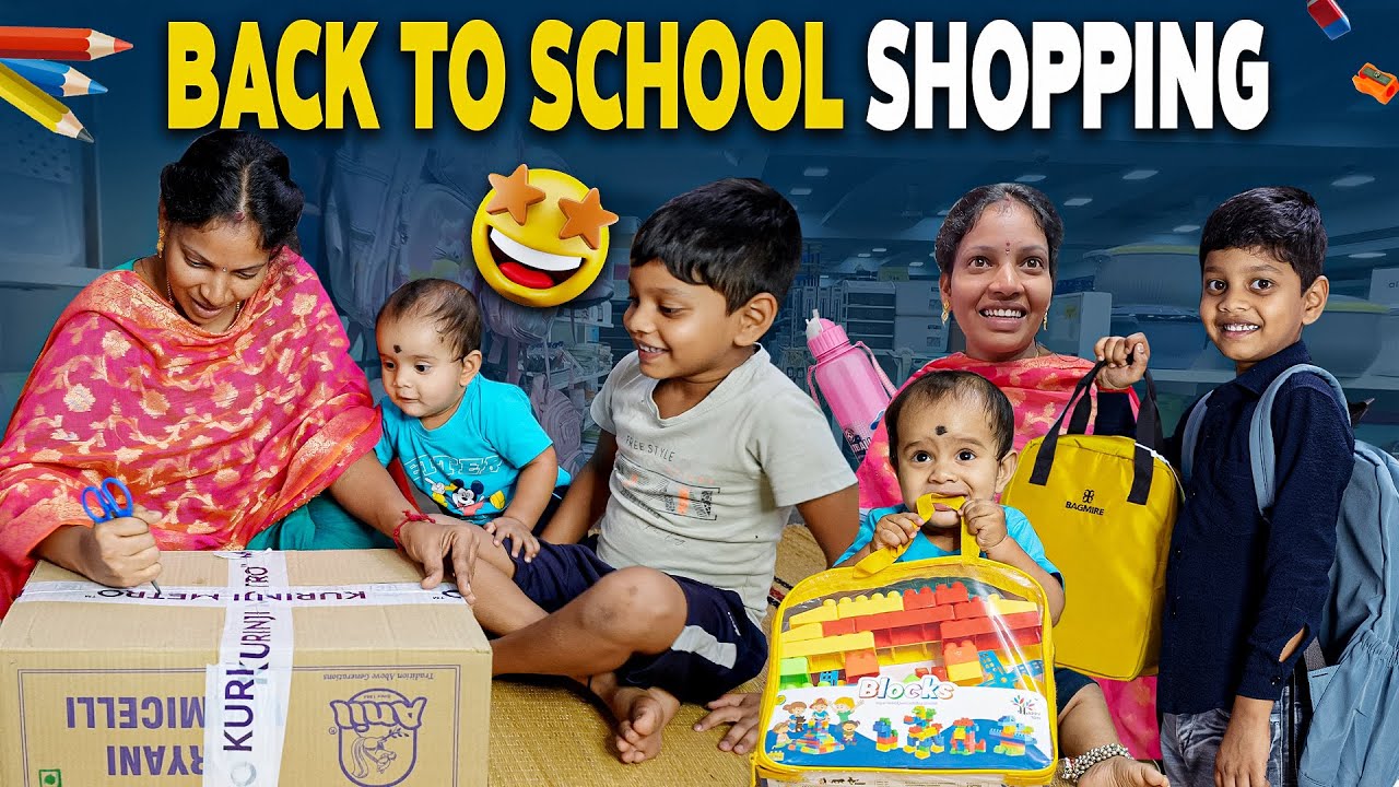 THIVI-க்கு School Reopen Shopping 🛍️ பண்ண போறோம் 🤩| Vinoth Seetha