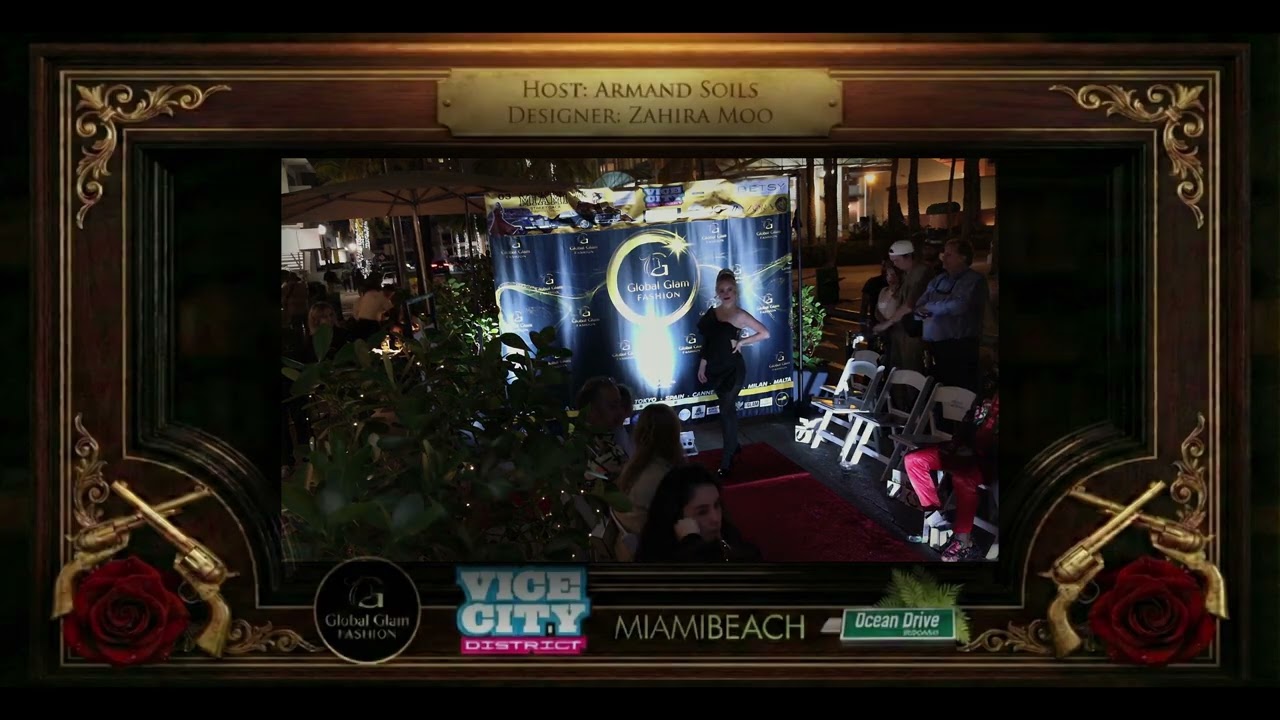 Ocean Drive Fashion Show: Zahira Moo Debut & Vice City Style