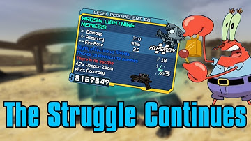 The Hardest Farm in Borderlands 1 - Nemesis Invader Day 123