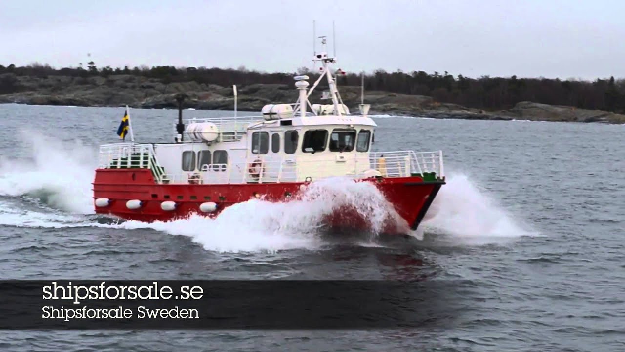 Shipsforsale Sweden, passenger vessel TUVA. Built at Fjellstrand Aluminium, Norway. Sold.