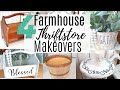 FARMHOUSE THRIFTSTORE MAKEOVERS❤EASY HOME DECOR MAKEOVERS❤TRASH TO TREASURE