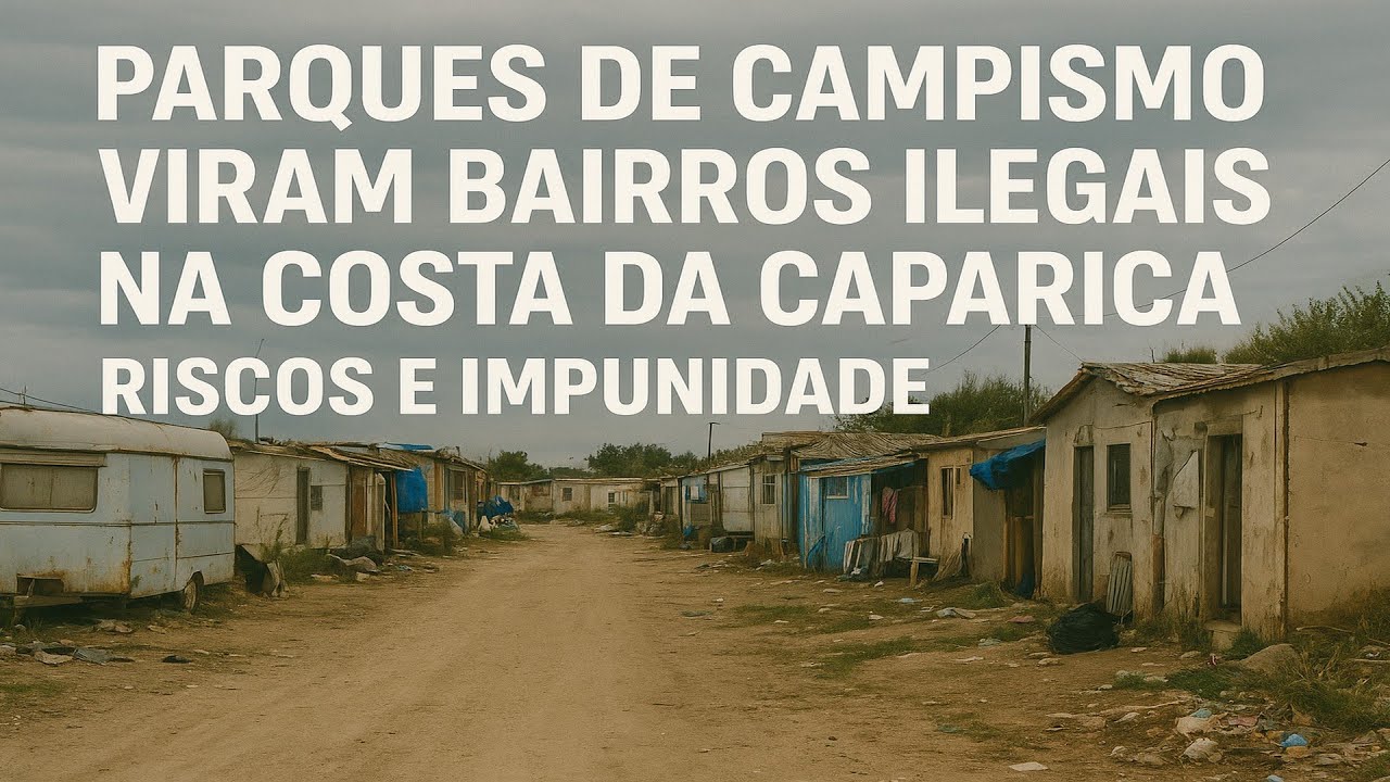 Parques de campismo viram bairros ilegais na Costa da Caparica | Riscos e impunidade