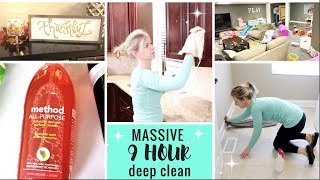 MASSIVE ALL DAY CLEAN BEFORE HOLIDAYS | INTENSE DEEP CLEAN WHOLE HOUSE | EXTREME CLEANING MOTIVATION