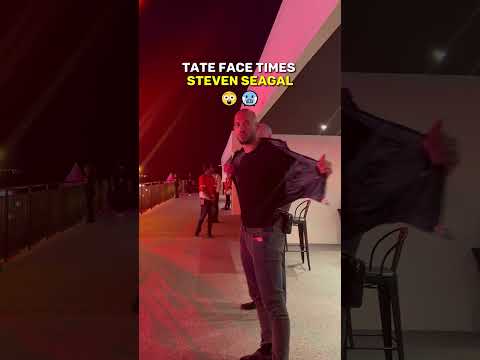 Andrew Tate Face Times Steven Segal