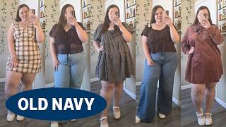 OLD NAVY PLUS SIZE TRY ON HAUL | Fall Fashion Outifts XXL–2X