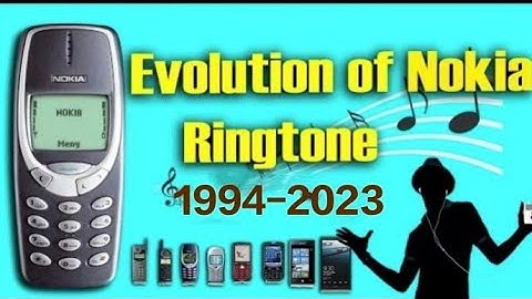 Evolution of Nokia ringtone - the evolution of Nokia tune(1994-2023) - Josh🌅. #nokia #nokiaringtone