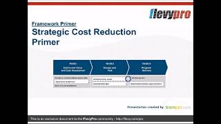 Strategic Cost Reduction Primer