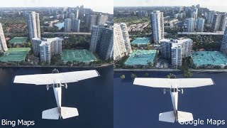 Famous Microsoft Flight Simulator 2020 - Bing Maps vs. Google Maps (Miami Aventura) Profile
