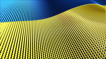 Motion Particle Flag Loop Ukraine | Non Copyright Video | 4k HD  | By NonCopyrightVideos