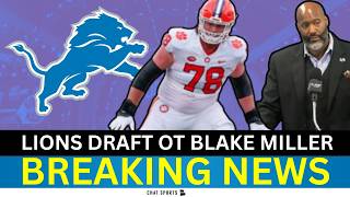 Detroits Offensive Line Just Got Better Blake Miller