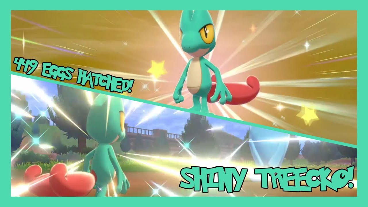 Pokemon Sword & Shield | Shiny Treecko | 449 Eggs | The Crown Tundra DLC