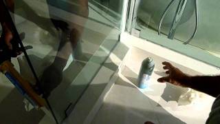 How to silicone & install FRAMELESS shower doors