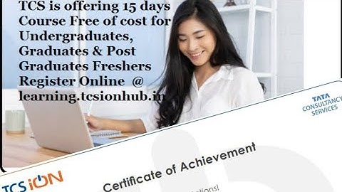 TCS - iON Career Edge Certification & E-learning Modules