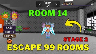 How To Complete Room 14 in Roblox Escape 99 Rooms | Stage 2