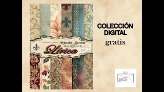 Papeles Digitales Para Scrap Gratis .Nueva Colección LÍRICA